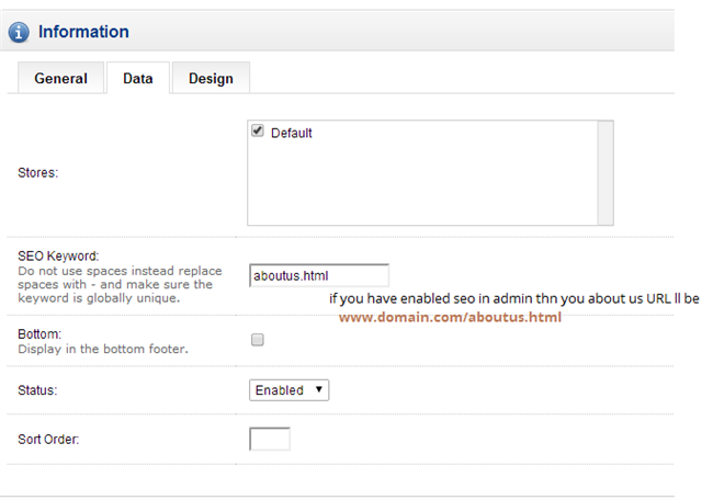 if you have seo enable then your about us will be aboutus or aboutus.html